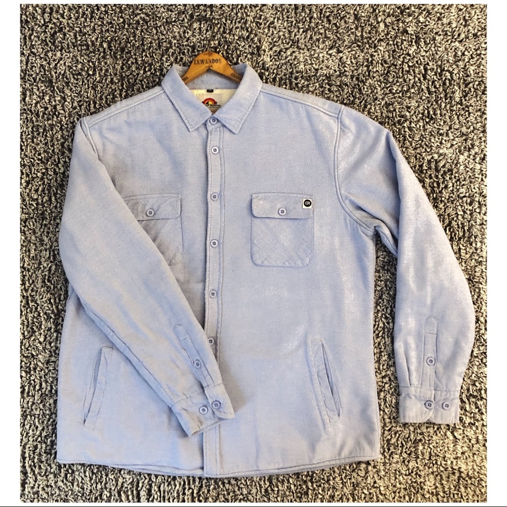 Sherpa Lined Shirt Jacket